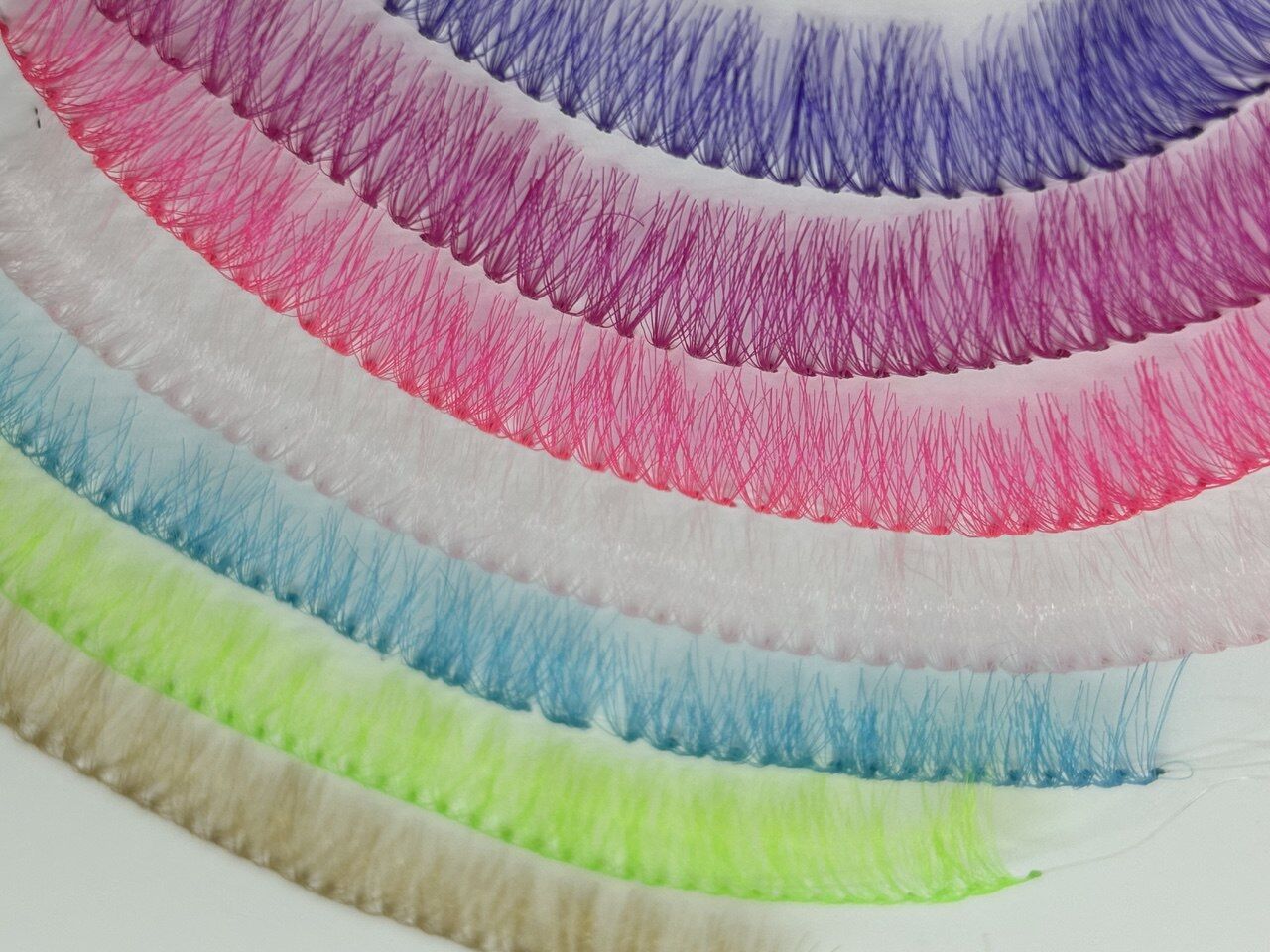 7li renkli mix ekspres ipli kirpik