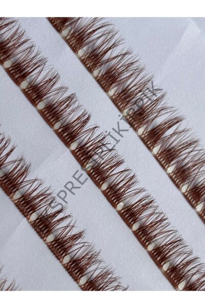 İpli kirpik volum kumral kahve mix paket 10-12-14mm 2’li + yapıştırıcı kumralkahvemix_1