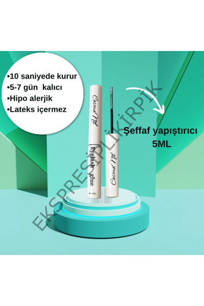 İpli kirpik volum kumral kahve mix paket 10-12-14mm 2’li + yapıştırıcı kumralkahvemix_1