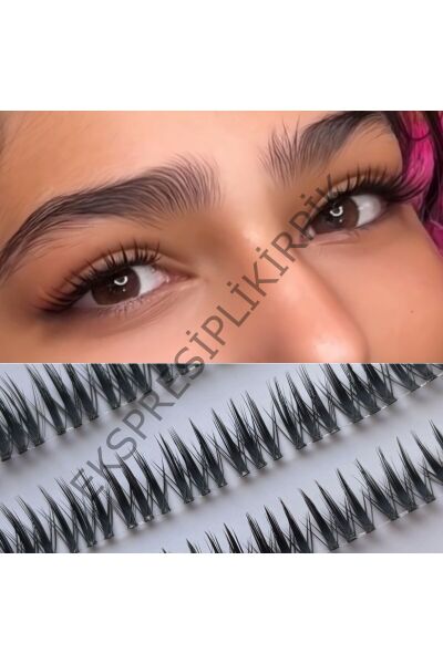 Islak efekt Wispy Kirpik Mix Paket10-12-14 mm | Her Ölçüden 2’şer İp | 15 Uygulamalık 86813795024_1
