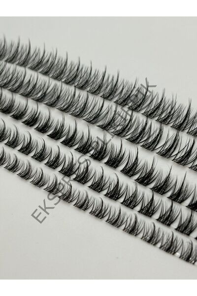 Ekspres İpli Kirpik – Anime Tarzı King 14mm, 5 İplikli (120 Demet) kim14_1