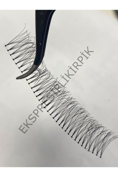 Ekspres Kirpik (İPLİ KİRPİK) Klasik Kirpik 5 Ip 12mm Siyah k12_1