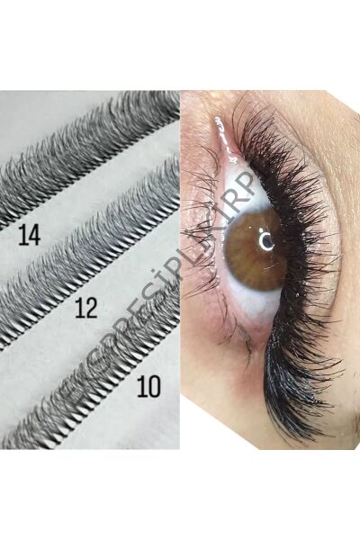 Ekspres Kirpik Klasik Ipli Kirpik 25ip Mix (8,10,12,14,16MM) 55-60 Uygulamalık kmix_1