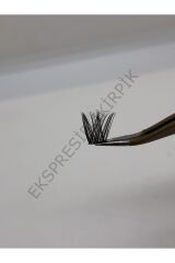 Ipli Kirpik ,volumlu Ekspres Kirpik ,10mm ,siyah ,120 Demet Kirpik FD10_1