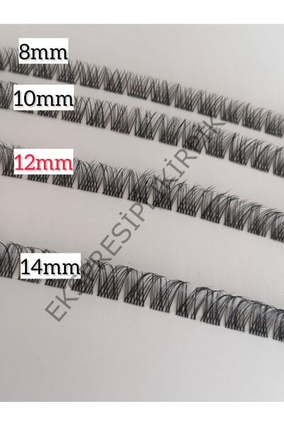 Doğal Volume İpli Kirpik 5 ip 12mm 120 Demet
