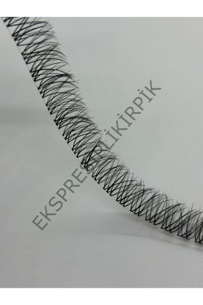 Doğal ekspres ipli kirpik 15 ip 10,12,14mm (5er ip) 35-40 uygulamalık