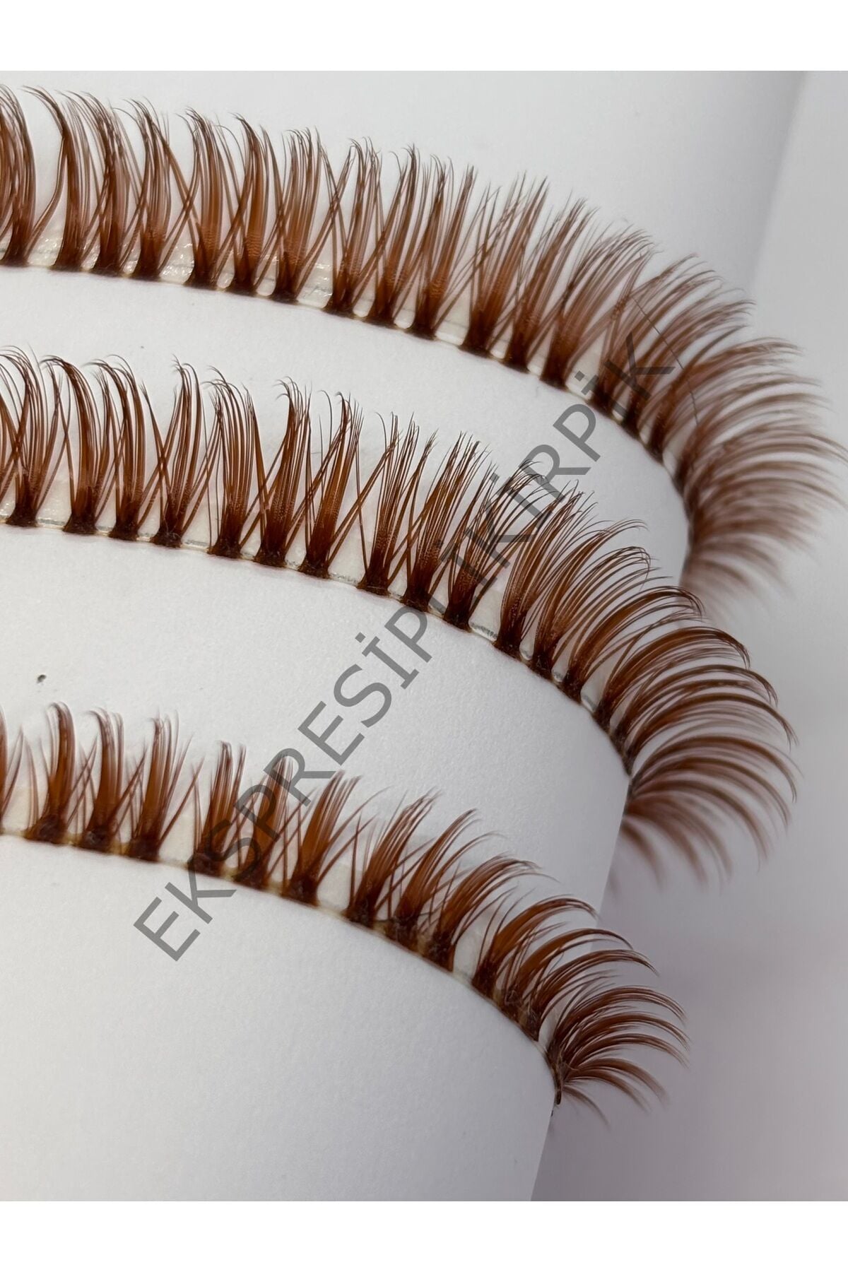 Kumral Kahve Kirpik Mix Paket 10-12-14 mm | Her Ölçüden 2’şer İp | 15 Uygulamalık
