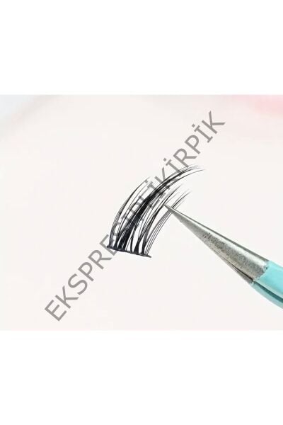 Ekspres Kirpik; Fox Kirpik; tilki efekti kirpik; ipli kirpik;cat eyes kirpik; 16mm 4ip