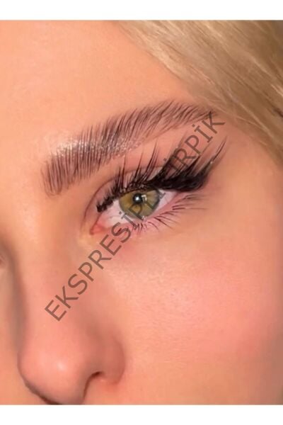 Ekspres Fox kirpik(tilki ,cat eyes efekti) ipli kirpik miks 8li 10,12,14mm