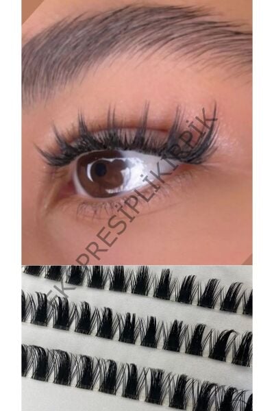 Ekspres Kirpik ;kylie Model ; Ipli Kirpik; Mix ; 6 Ip; 10,12,14mm Uzunlugunda